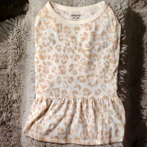 Leopard dog dress